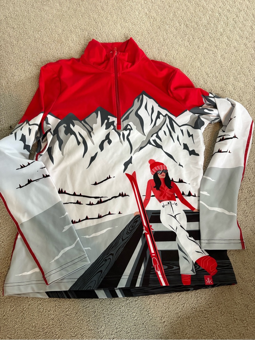 Krimson Klover Ski Quarter-Zip. Baselayer. Never worn.